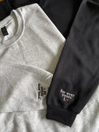 bestickter Partner Pullover