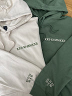 bestickter Partner Pullover