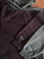 bestickter Partner Pullover
