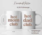 Die Keramiktasse kann man mit verschiedenen Aufdrucken bestellen. Die Tasse hat eine Füllmenge von 0,33l. Sie ist 8cm breit und 9,5cm hoch. Der Aufdruck ist langlebig.